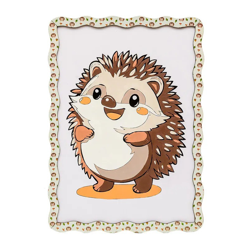 Дитячий набір для розпису по дереву "Їжачок" Puz-22947 формат А4 Вінниця - фото 1