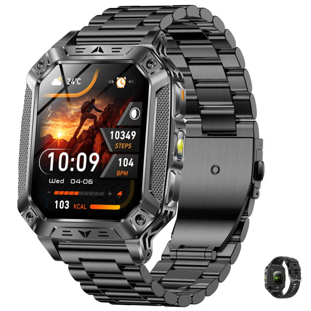 Розумний смарт-годинник Smart Formula K+ Steel (2 ремінці) Київ - фото 1