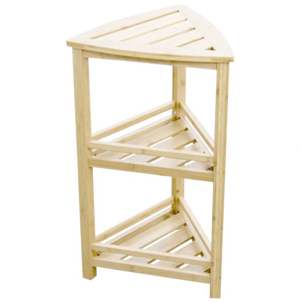 Стеллаж угловой для ванной 