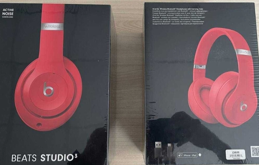 Наушники: Beats Studio 3 Wireless OverEar Headphones Red ( MX412MQD02) Нові Харьков - изображение 3