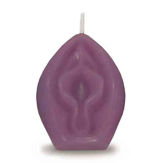 Свеча Eden’s Candle - Vanilla Scented Vagina - Eggplant Sex Aura Киев