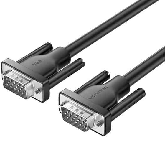 Кабель VGA 15M-15M, 1.5 м, чорний Vention Винница
