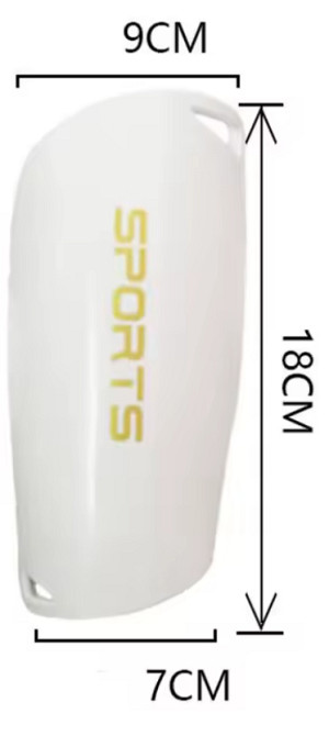 Футбольні щитки вставні білі | Захист гомілки під гетри без кріплень Николаев - изображение 2