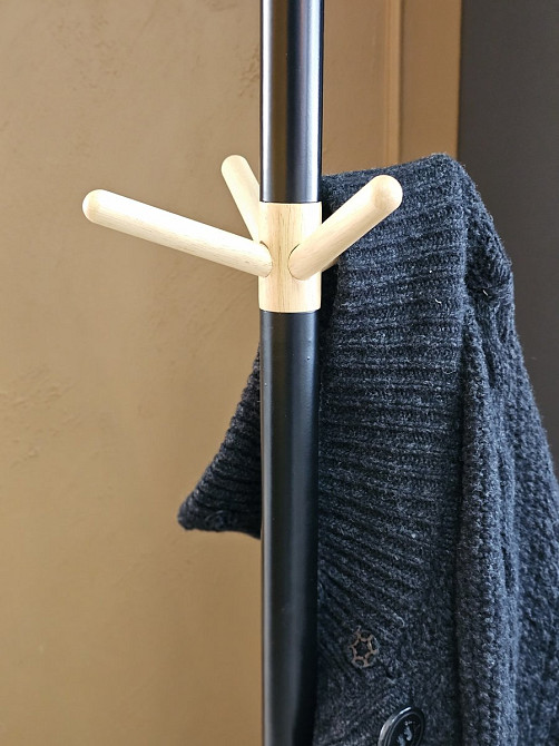 Вішак UNO чорний/бук Київ - фото 5