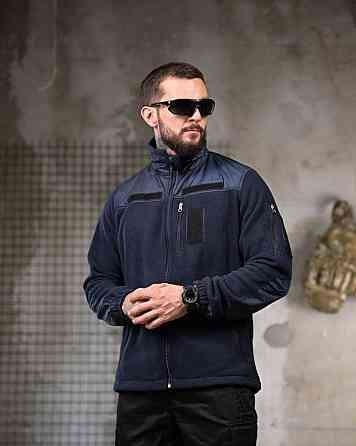 Тактическая флисовка DETROID  синяя ПП4747 Одесса