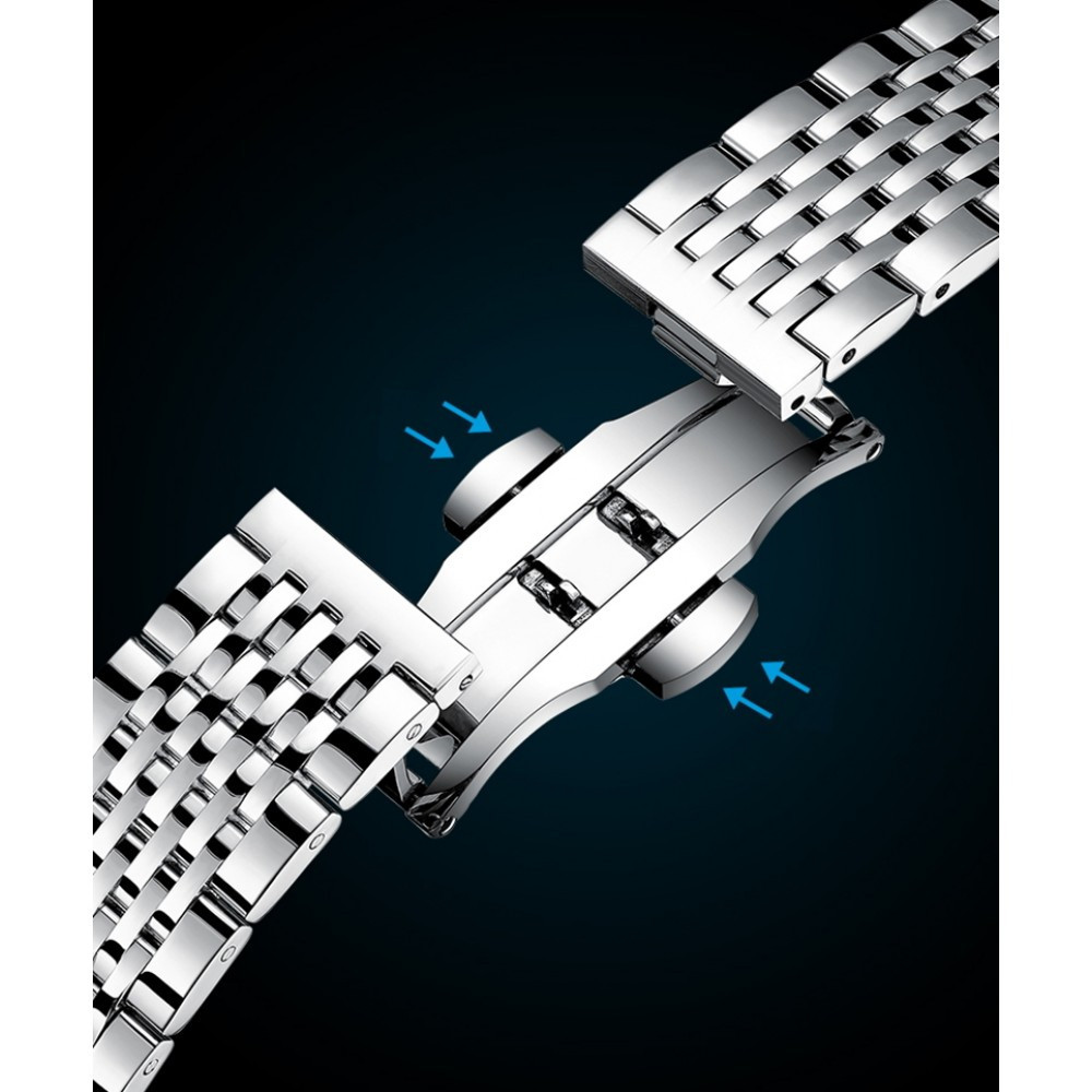 Мужские наручные кварцевые часы Belushi Design (Серебристые) Винница - изображение 7