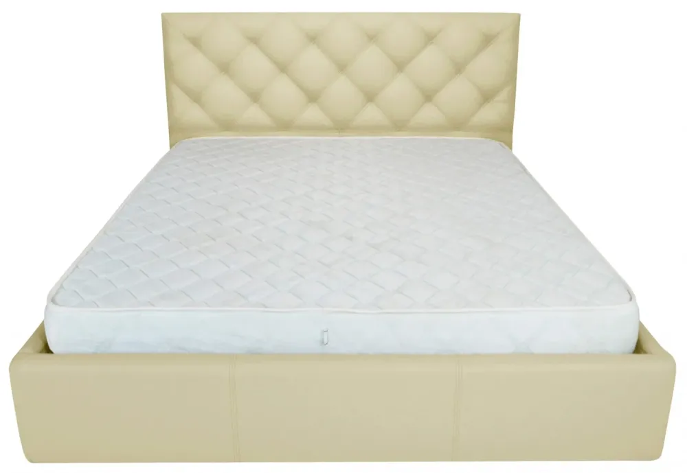 Кровать Двуспальная Bristol Comfort 180 х 190 см Fly 2207 A1 С подъемным механизмом и нишей для белья Бежевый Киев - изображение 2