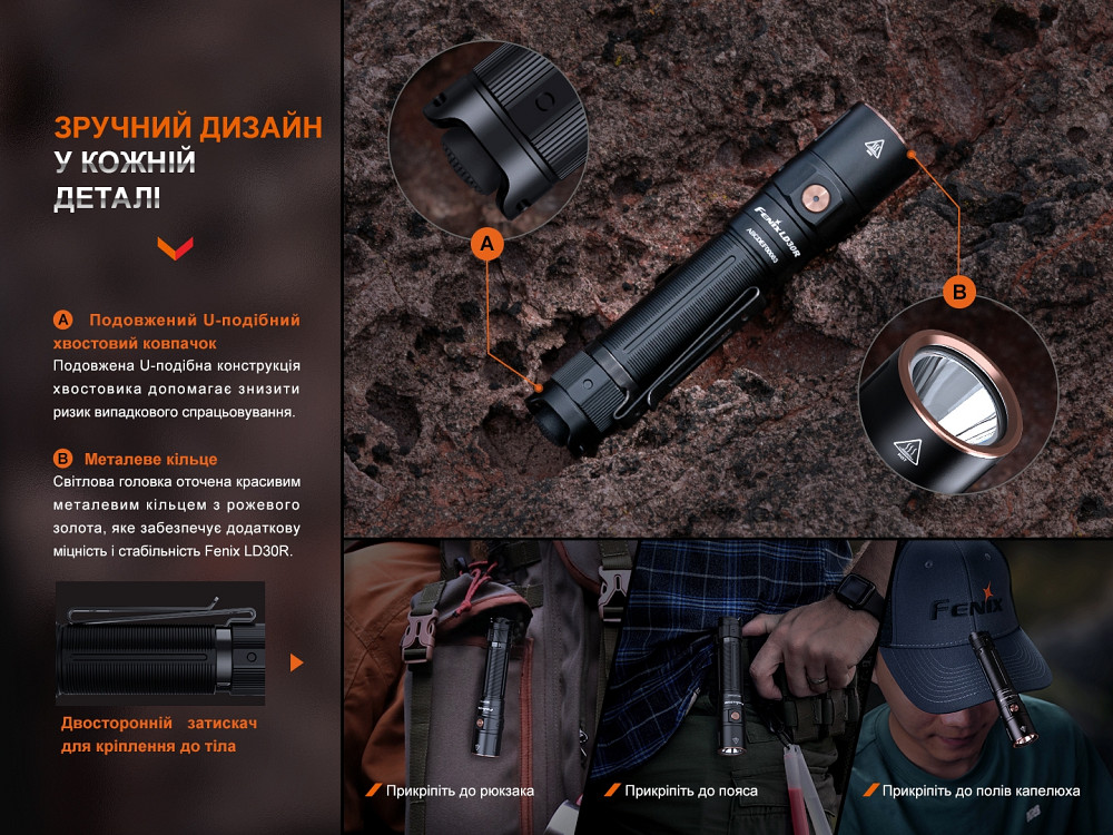 Ліхтар ручний Fenix LD30R Киев - изображение 9