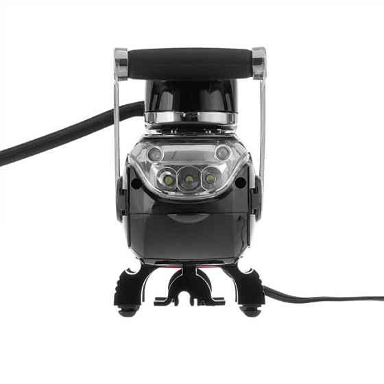 Автомобільний компресор INTERTOOL AC-0002, 12 В, один циліндр 30 мм - компресор з високою продуктивністю Львів