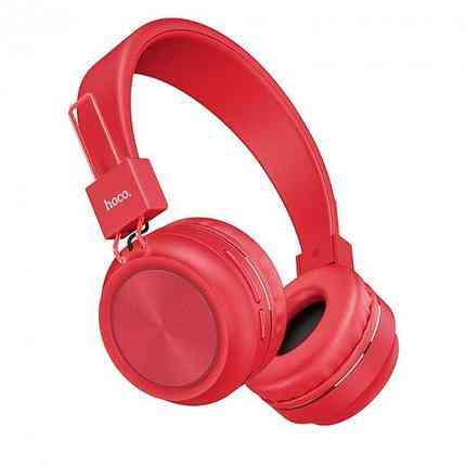Беспроводная Bluetooth гарнитура Hoco W25 Promise наушники для ПК Red Винница