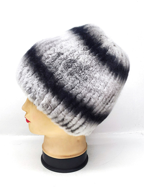 Шапка женская меховая сноп Каролина Шиншиловый Харьков - изображение 8