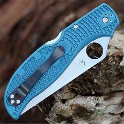 Ніж Spyderco Stretch 2 XL Lightweight K390 FRN Blue (C258FPK390) Вінниця