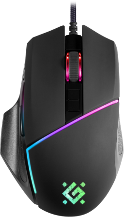 Миша Defender Warfame GM-880L RGB, 8 кнопок,12800 dpi (52880) (6823843) Киев