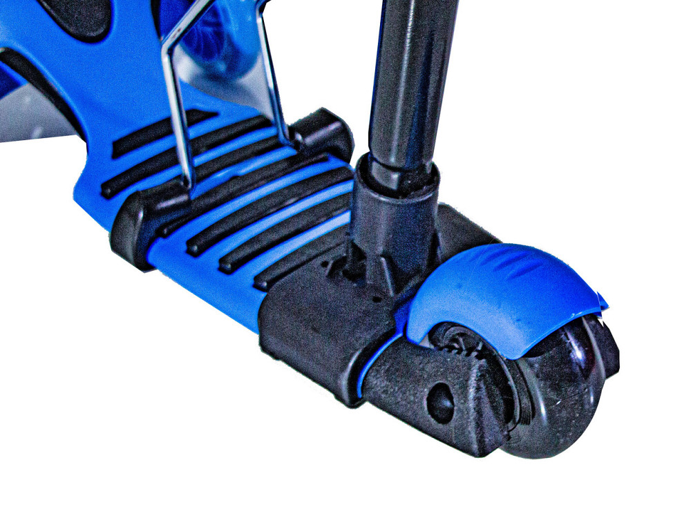 Детский самокат с сиденьем и родительской ручкой Scooter "Божья коровка" 5 в 1. Голубой Одесса - изображение 4