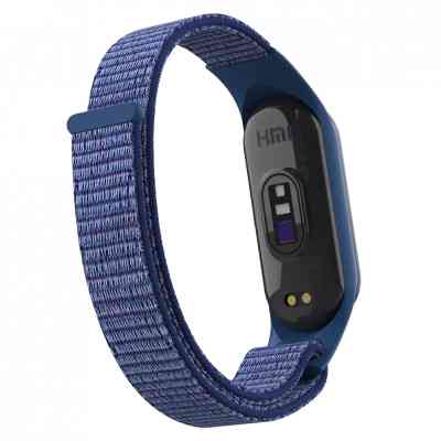 Ремешок для фитнес браслета Armorstandart нейлоновый для Xiaomi Mi Band 7/6/5/4 Blue (ARM67841) Винница