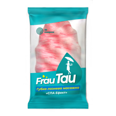 Губка для купания Frau Tau массажная Спа-эффект 1шт. (4820195507858) Винница - изображение 2
