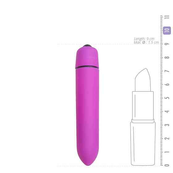 Віброкуля Easytoys, фіолетова, 9 х 1.5 см Sex Aura Київ