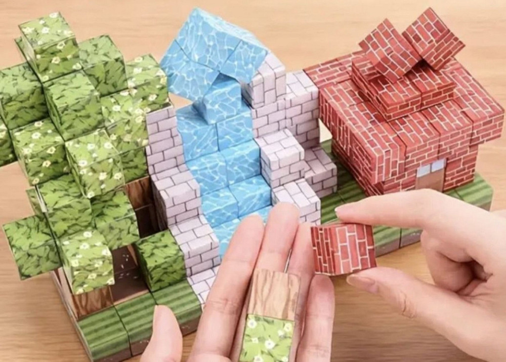 Магнитные блоки майнкрафт, конструктор, minecraft, магнитный,my word Харьков - изображение 7