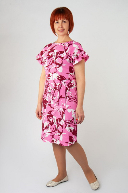 Женское платье летнее в цветочки разноцветный Киев - изображение 1