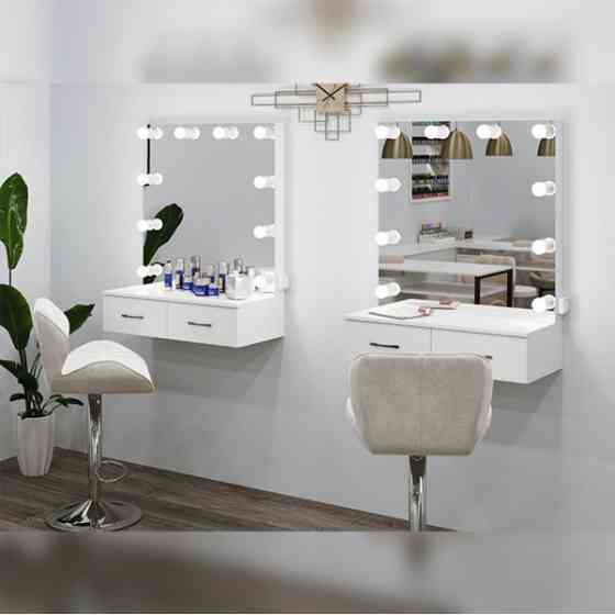 Дзеркало візажиста з поличкою без рамки U21 Київ