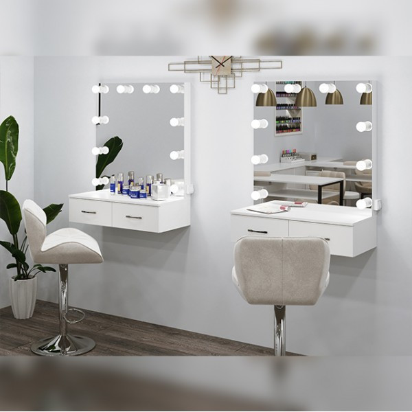 Дзеркало візажиста з поличкою без рамки U21 Київ - фото 2