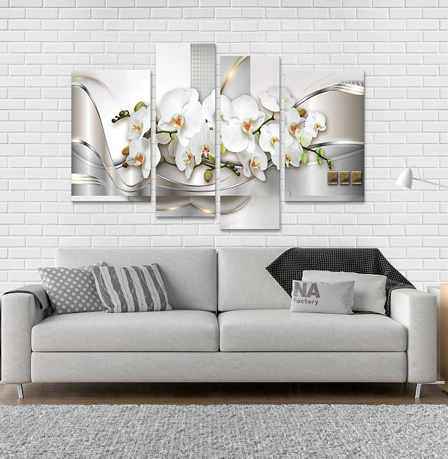 Модульна картина Абстракція Орхідея Art-157_4 Київ - фото 2