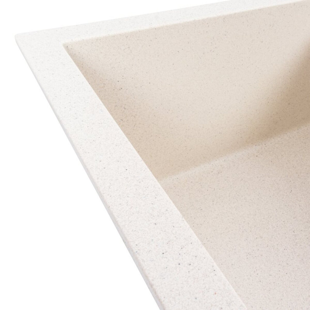 VALESO Гранітна мийка VALESO CRIPTA 6550 матова Біла в крапку Киев - изображение 5