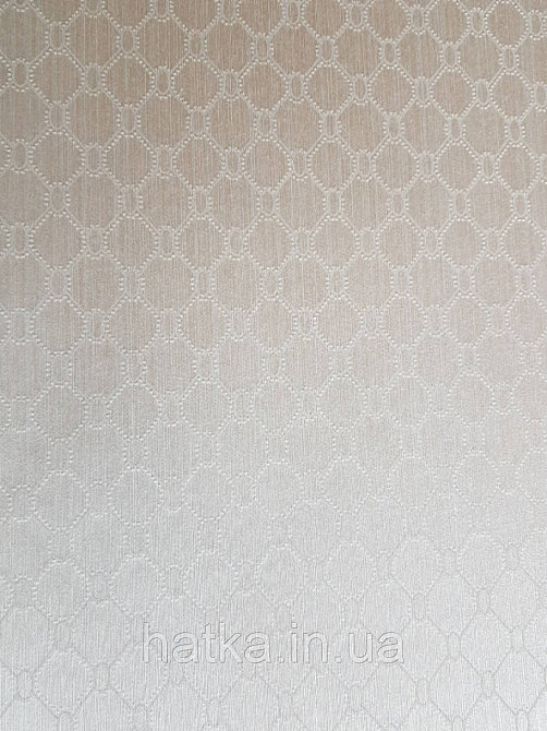 Текстильные обои на флизелиновой основе Da capo RaschTextil геометрия ромб овал сетка бежевые фон кремовый Київ - фото 1