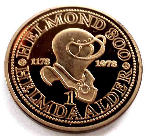 НІДЕРЛАНДИ HELMOND 1 HELMDAALDER 1178-1978 850 років UNC Місцева валюта G35 Полтава