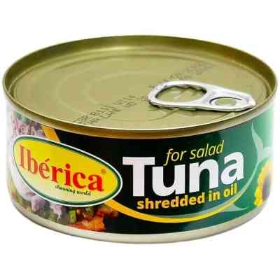 Рибні консерви Iberica Тунець салатний в соняшниковій олії 150 г (8436024298963) Вінниця