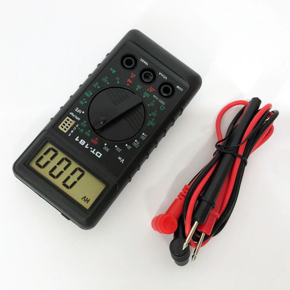 Електричний тестер напруги DT-181, Електронний тестер мультиметр, Якісний мультиметр HT-64 Львів - фото 1