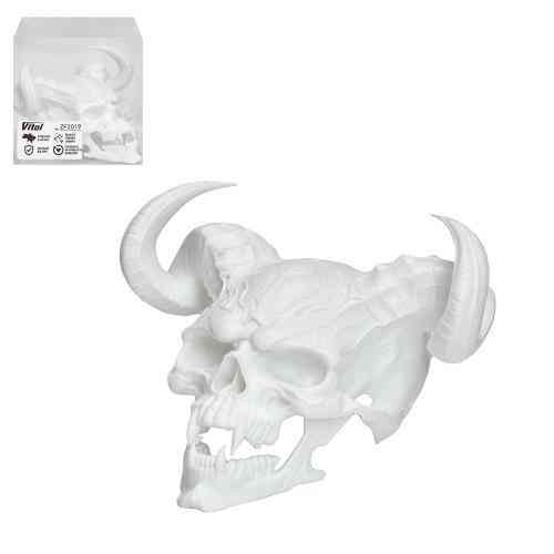 Защитный колпачок на фаркоп с белым черепом и рогами Харьков