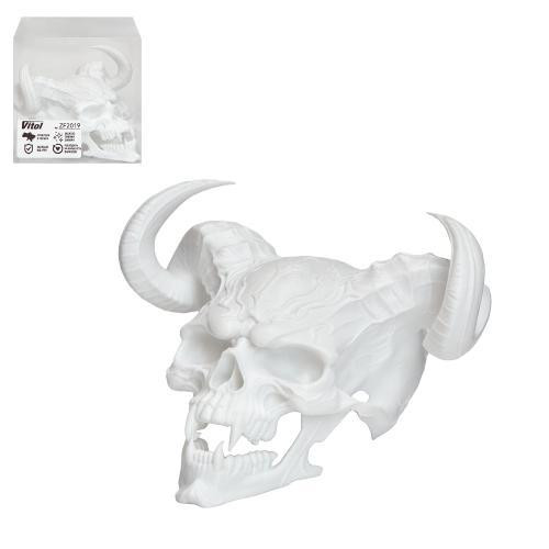 Защитный колпачок на фаркоп с белым черепом и рогами Харьков - изображение 1