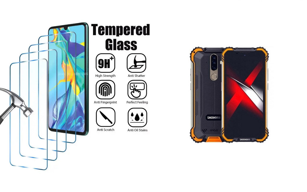 Защитное стекло ArmorGlass для Doogee S58 Pro – устойчивое к царапинам и ударам Киев - изображение 1