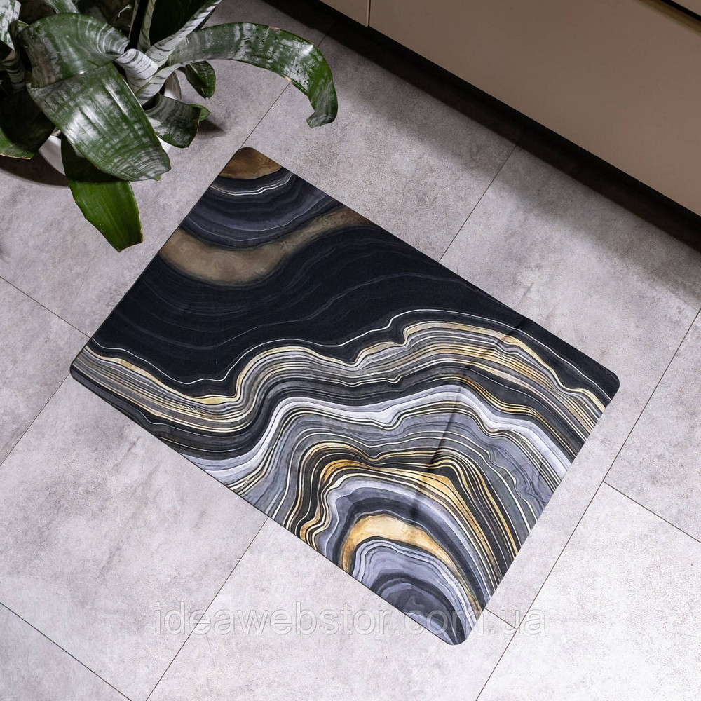 Килимок універсальний діатомітовий Agate 58*38 см прямокутний Yiwu HP-42-77 Київ - фото 2