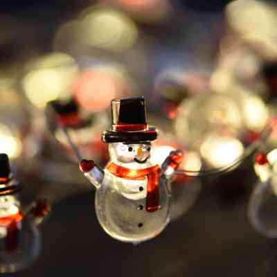 Гирлянда YES! Fun На медной проволоке Снеговики 20 LED Тепло-белая 2.2 м На батарейках (801213) Винница