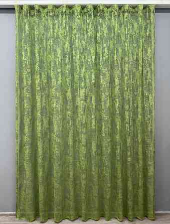 Тюль VR-Textil 1663т Мармур Al-1 Жакард Оливковий 350х260 см (42-0849) Київ