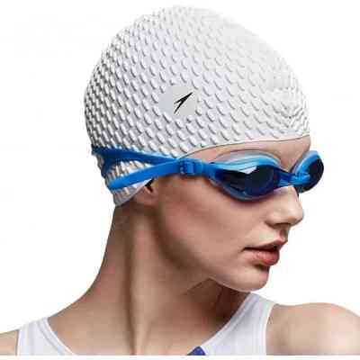 Шапка для плавання Speedo Bubble Cap AF білий 8-709290003 OSFM (5053744175850) Вінниця