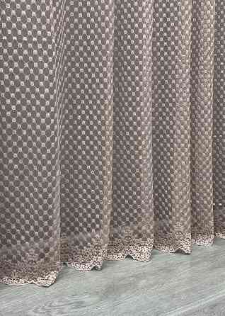 Тюль Гипюр цвет какао 1879т Киев