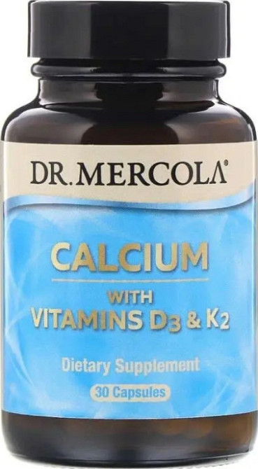 Кальцій Д3  К2 Dr. Mercola Calcium with Vitamins D3 & K2 30 капс Київ - фото 1