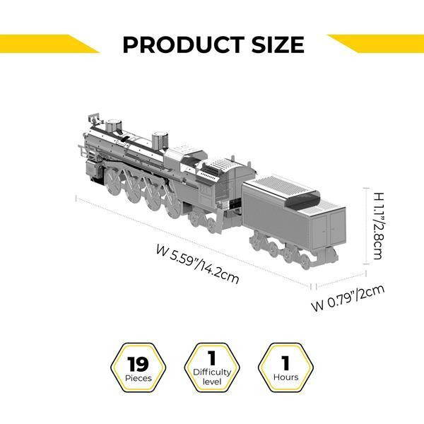 Колекційна модель-конструктор  Metal Time Polar Steel SE Magic Express Train Полярний експрес (MT082) Харків - фото 16