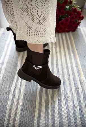 M.KRAFT Черевики жіночі M.KRAFT 2034/1 шоколадні (зима, замша натуральна) (6110) Коломия