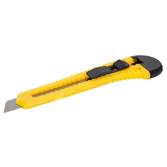 Нож строительный (пластиковый корпус) лезвие 18мм автоматический замок SIGMA (8213011) Киев