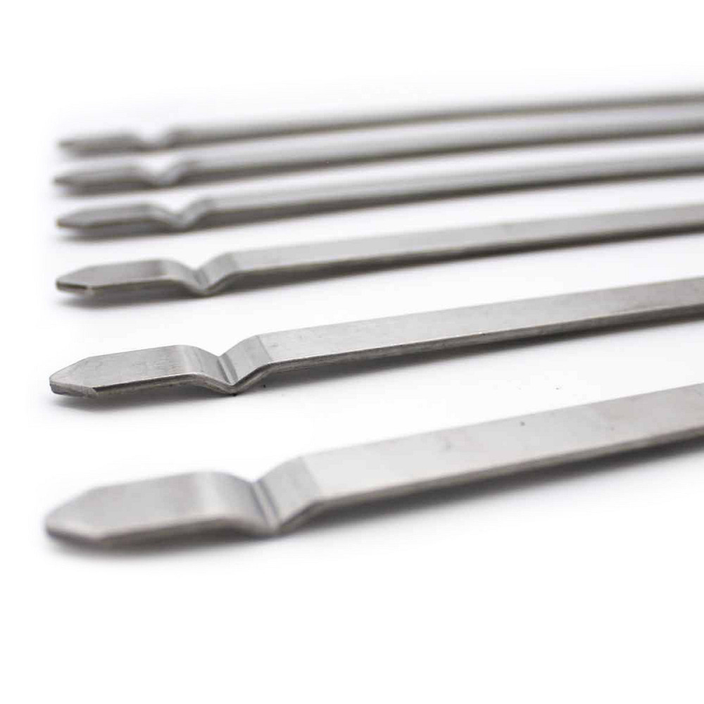 Набір шампурів для бічного пальника гриля SANTOS, з нержавіючої сталі, вітрозахист, набір 6 шт. 890956 Код: 010998 Рівне - фото 2