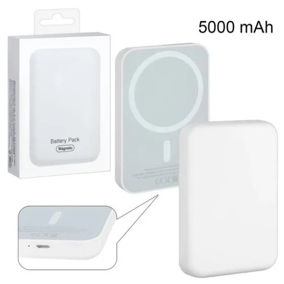 Магнітний бездротовий павербанк Battery Pack 5000 mAh для телефону з підтримкою MagSafe (товар з вітрини) Луцьк