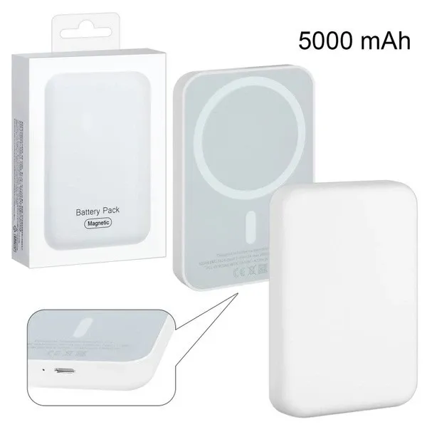 Магнітний бездротовий павербанк Battery Pack 5000 mAh для телефону з підтримкою MagSafe (товар з вітрини) Луцьк - фото 3