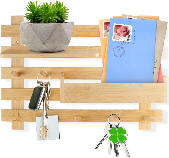 Настінна дерев'яна полиця Wegwackl Луцк