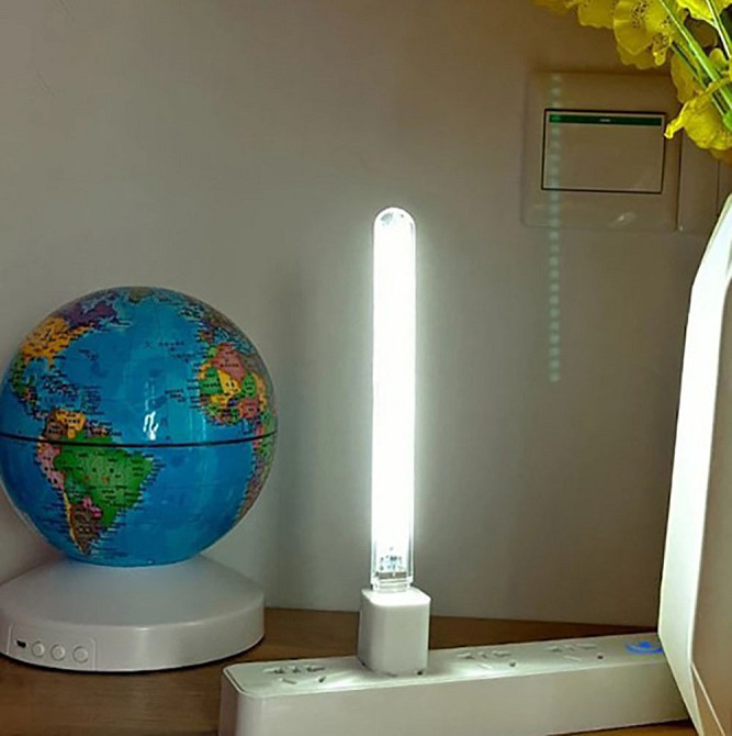 Світлодіодний USB ліхтарик 24LED, 17,8х1,8см / Міні світильник від повербанка / Портативний ліхтарик у вигляді флешки Київ - фото 6