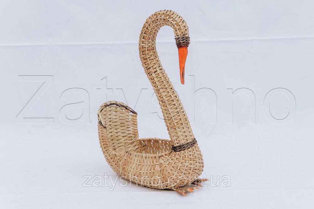 Кошик лебідь для вазонів | кошик плетений сувенірний | гарний плетений кошик Київ - фото 3