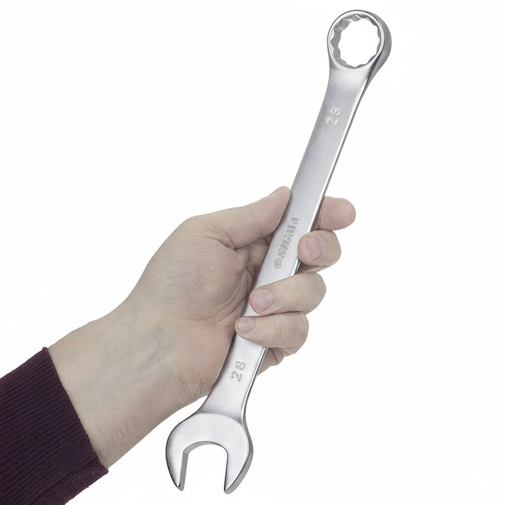 Ключ ріжково-накидний 28 мм CrV satine SIGMA (6021281) Київ - фото 6